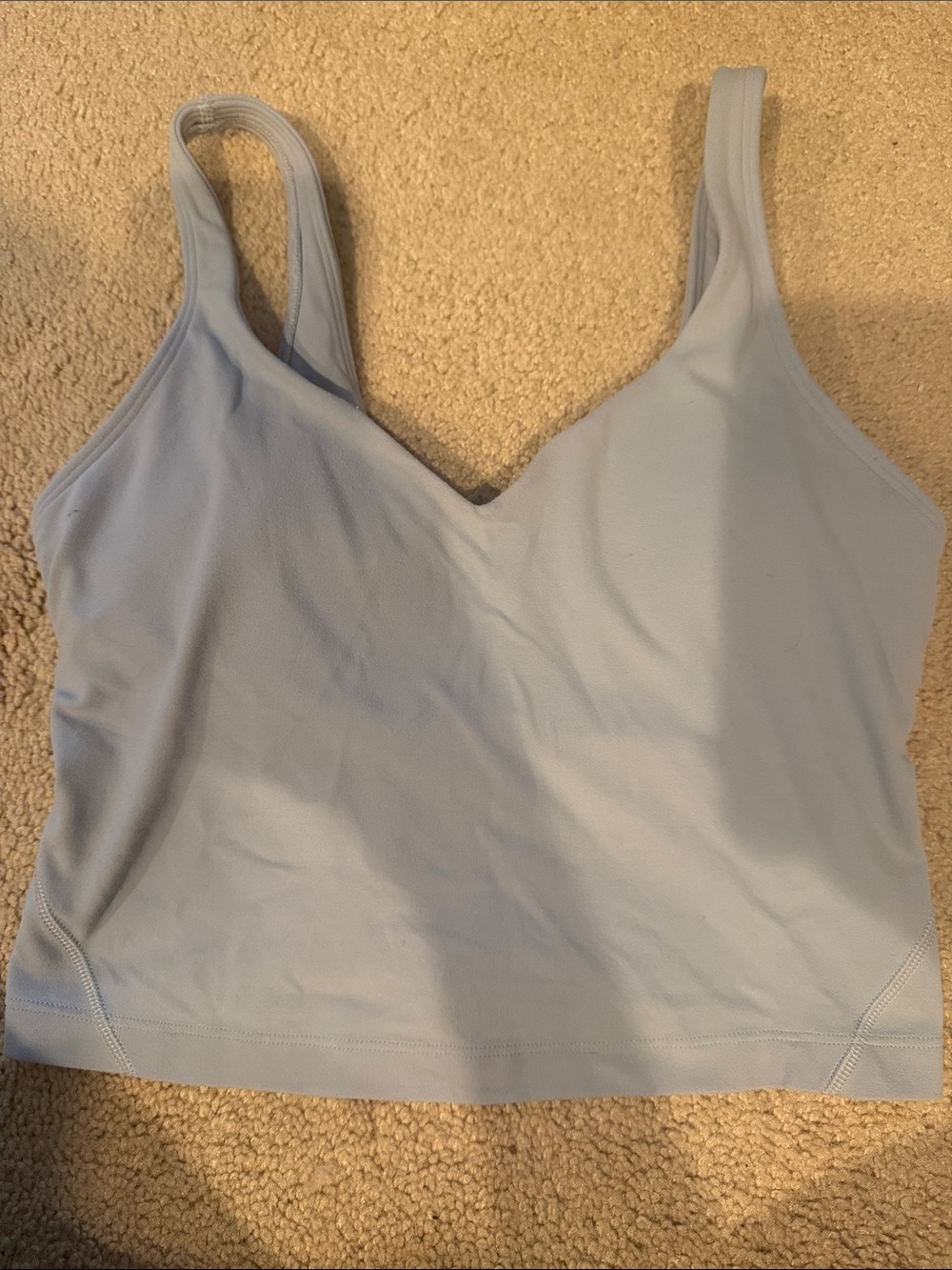 Lululemon Light Blue align tank Comfort Brami - Soft Support Tank sz 4